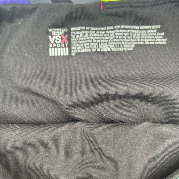 Victoria's Secret Neon Patterned Women’s Leggings - Picture 2 of 4